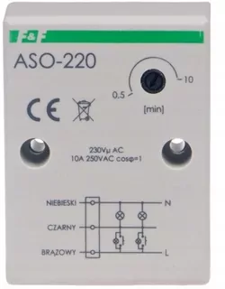 Schodiskový automat s časovým spínačom 10 A 230 V ASO-220 F&F FiF FF