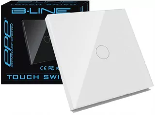 Jednotný časový spínač, dotykový, pod omietku B-line biely PE-1000099