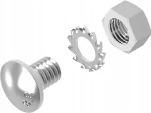 Skrutky, šróby - BAKS Mushroom Screw SG M6x12 650641