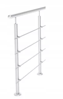 Zábradlie 120cm, FI42,4/4X FI12MM, AISI 304, leštené, nerezové