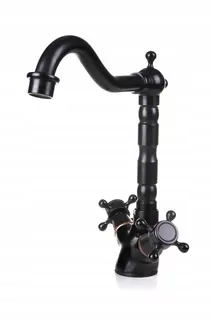 Kuchynská batéria - Kuchyňa Batéria Black Retro Basin
