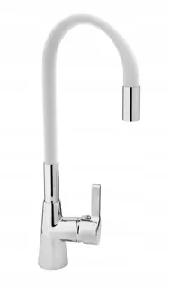 Drezová batéria s flexibilným výtokom - 'FLEXIBLE' WHITE