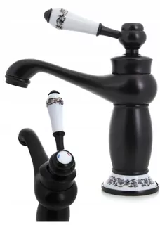 Umývadlová batéria - Retro Royal Basin batérie Black Keramika
