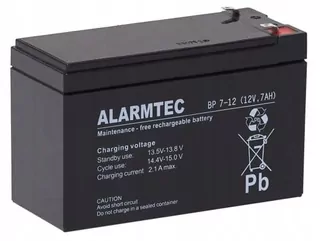 BATÉRIOVÝ ALARMTEC BP 7 Ah 12 V 7-12