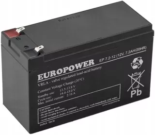 Batéria Europower EP7,2-12V