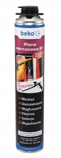 Montážna pena PUR - Beko pena B1 Fire PPOŻ 750