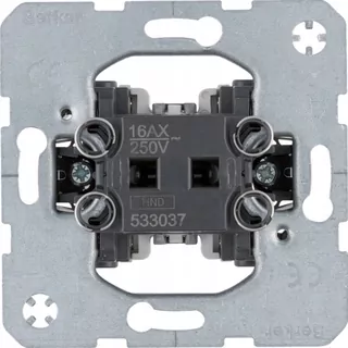 Hager Berker one.platform, 1-tlačidlový krížový spojovací mechanizmus, samosvorný, 533037