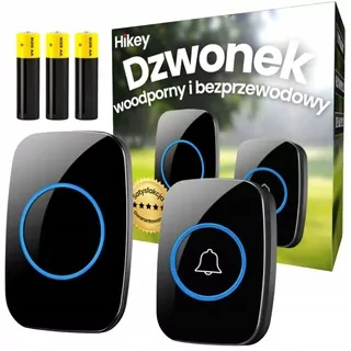 ✅ Vodotesný bezdrôtový zvonček značky HIKEY