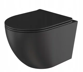 Závesná WC misa Granitan, BLACK TOALET MISKA