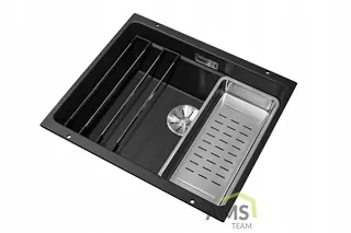 Kuchynský drez - Blanco Podbolta Etagon 500-U Anthracite + OC Vložka
