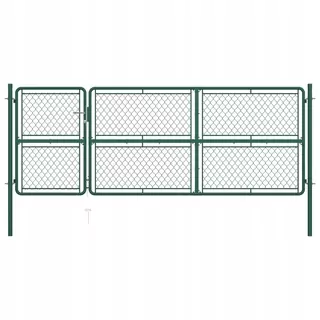 Garden Gate Green Green 125x350cm