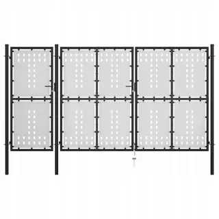 OCEĽOVÁ PLOTOVÁ BRÁNA 400x150cm