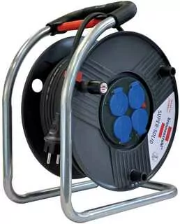Priemyselný/stavebný predlžovací bubon Super-Solid IP44 40m H07RN-F 3G2,5 *FR*