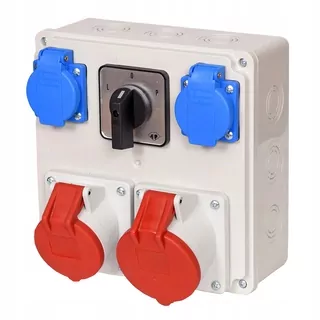 1x zásuvka 32 A 5P 400 V