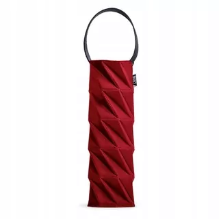BUILT Origami Wine Tote - skladacia taška na víno (červená)