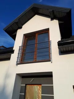 Francúzsky balkón nerez poler okno 140 cm W3P