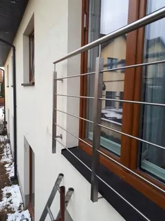 Francúzsky balkón okno nerez sukňa 100 cm W2S