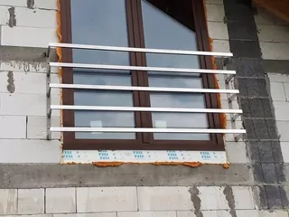 Francúzsky balkón Window 150 cm 5x profil 40x20 brúsenie