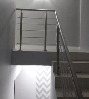 Nerezové zábradlie pre vlastnú montáž brúsenia