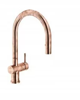 Sprchová batéria FRANKE ACTIVE NEO SM PULL-OUT SPRAY MEĎ RUSTIKÁLNA 115.0554.707