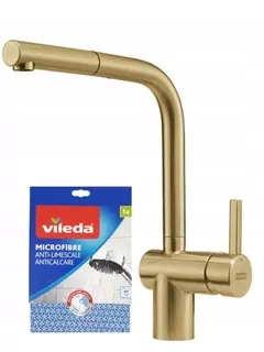 Atlas Neo Kuchynská batéria s výsuvným výtokom Champagne Gold