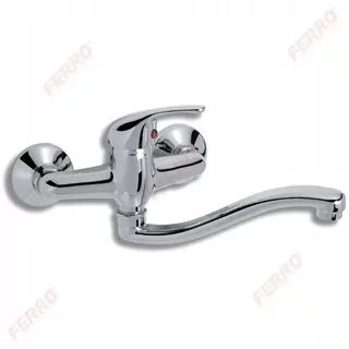 Kuchynská batéria - Wall Baskin Faucet Titania Iris 92070.0