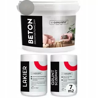 E-concreto biely stavebný betónový set, 3 prvky