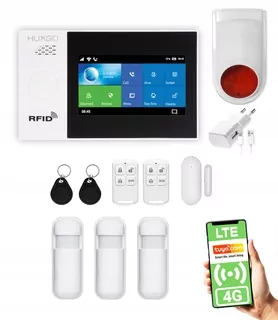 Huxgo HXA007 4G B WS R3 poplašný systém bezdrôtový GSM LTE WiFi