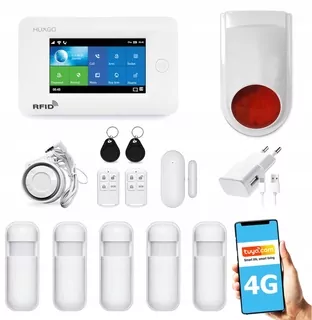 GSM bezdrôtový alarm Wireless 4G LTE aplikácie Tuya