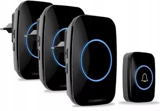 Zvonček - Wireless zvonenie s 3 nepremokavou prijímačom