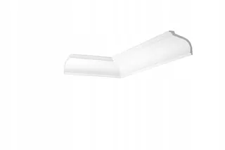 Biela stropná lišta LGG-05 Creativa 9 cm