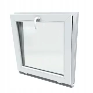 Lorac PVC okno 40x60 cm, výklopné, symetrické, biele