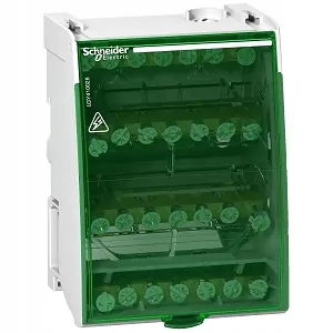 Istič - 4P 100A Distribučný blok (4x7 Otvorené skrutky) LGY410028