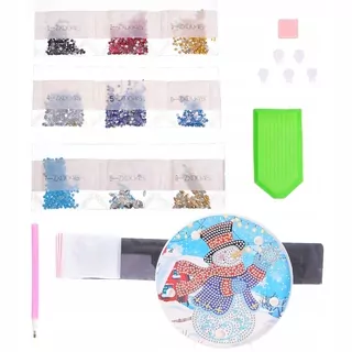 Vianočné 3D diamantové maľovanie DIY