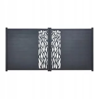 Brána Blooma Neva 350 × 174 cm hliník antracit