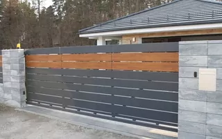 Moderná brána palisade najvyššia kvalita 1.5