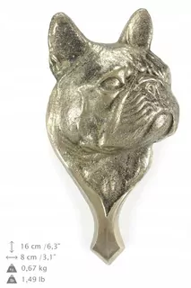 Zvonček - Francúzsky Bulldog Knocker pre mosadzné dvere