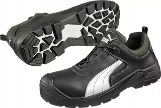 Topánky Puma nízke 640720, S3, veľkosť 42, čierne Puma