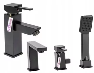 Vodovodná batéria set - CARO Kúpeľňa Basin Basin Black