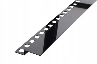 Lineárny odtok Sklenená mozaika Šikmá predná lišta, lesklá čierna, 130 cm