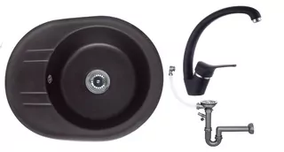 Žula jednokomorový drevnik s odpadu + bateria black "g" čierna +