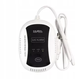 Snímač zemného plynu / LPG s napájaním 230 V, alarm 85dB ZAMEL CGZ-01