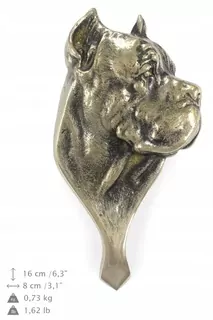 Zvonček - Cane Corso Knocker pre Brass Door