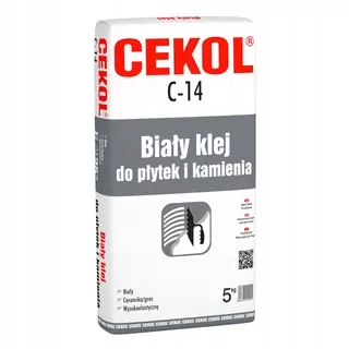 Cekol Biele lepidlo na dlaždice a kameň C-14
