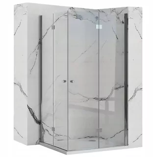 Sprchový kút Rea FOLD, skladacie dvere, 80 x 80 cm