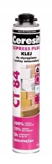 Montážna pena PUR - Ceresit CT84 Express polyuretánové lepidlo 850 ml