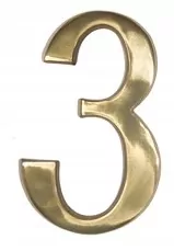 Mosadzná číslica 18 cm - 3