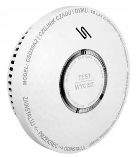 Chad a dymové čidlo CSD-39A2 batérie 10 rokov Eura
