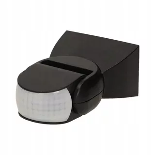 pohybový senzor 180 stupňov LED 1200W IP65 čierny
