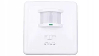 Snímač pohybu 500W 150st. skrytá biela